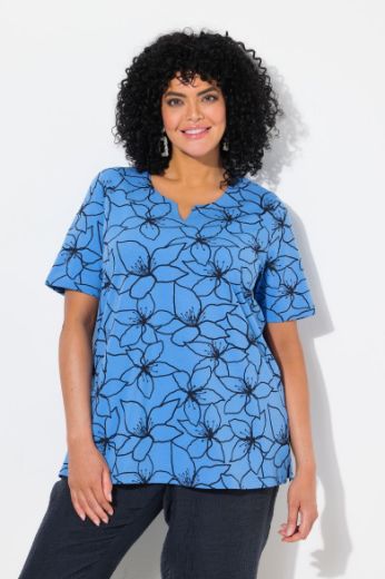 Moda za polnejše Majica kratkih rukava A kroja plus velikost, xxl, Ulla Popken in Johann Popken (JP1880)