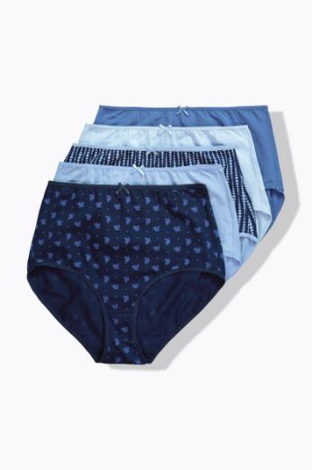 Moda za polnejše Gaćice maxi 5 komada plus velikost, xxl, Ulla Popken in Johann Popken (JP1880)