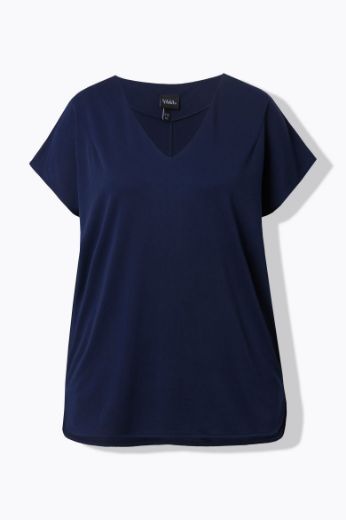 Moda za polnejše Majica kratkih rukava V ovratnika plus velikost, xxl, Ulla Popken in Johann Popken (JP1880)
