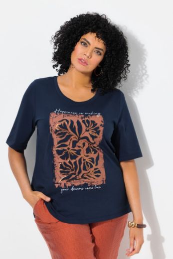 Moda za polnejše Majica kratkih rukava okruglog ovratnika plus velikost, xxl, Ulla Popken in Johann Popken (JP1880)