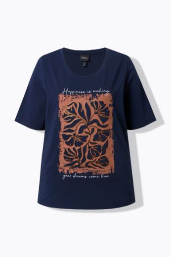 Moda za polnejše Majica kratkih rukava okruglog ovratnika plus velikost, xxl, Ulla Popken in Johann Popken (JP1880)