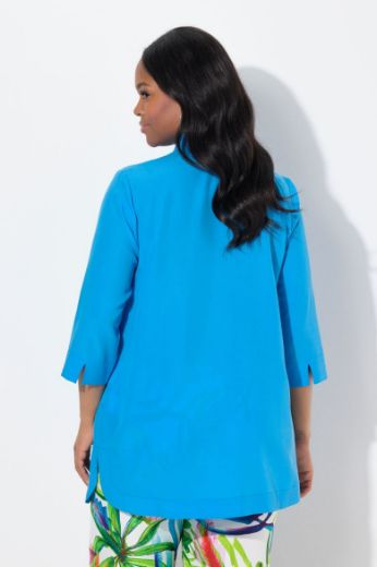 Moda za polnejše Bluza s 3/4 rukavima V izreza plus velikost, xxl, Ulla Popken in Johann Popken (JP1880)