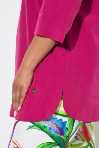 Moda za polnejše Bluza s 3/4 rukavima V izreza plus velikost, xxl, Ulla Popken in Johann Popken (JP1880)