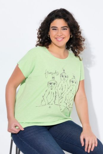 Moda za polnejše Majica kratkih rukava okruglog izreza plus velikost, xxl, Ulla Popken in Johann Popken (JP1880)