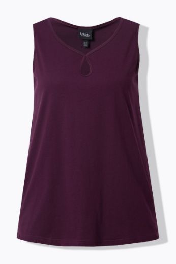 Moda za polnejše Majica bez rukava A kroja plus velikost, xxl, Ulla Popken in Johann Popken (JP1880)