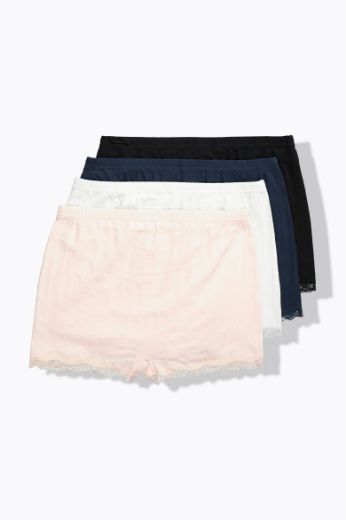 Moda za polnejše Gaćice produženih nogavica 4 komada plus velikost, xxl, Ulla Popken in Johann Popken (JP1880)