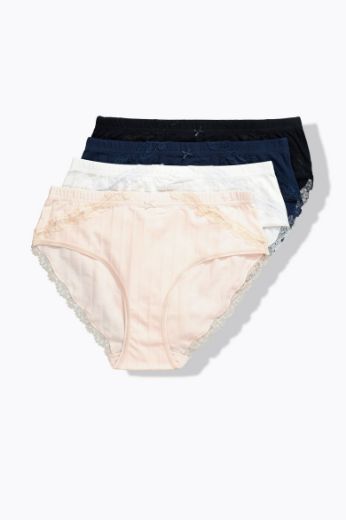 Moda za polnejše Gaćice midi 4 komada plus velikost, xxl, Ulla Popken in Johann Popken (JP1880)