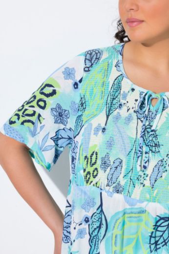 Moda za polnejše Bluza kratkih rukava A kroja plus velikost, xxl, Ulla Popken in Johann Popken (JP1880)