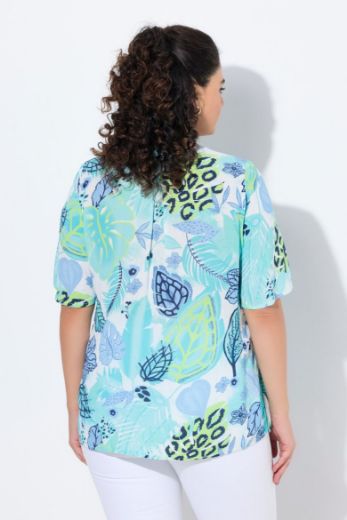 Moda za polnejše Bluza kratkih rukava A kroja plus velikost, xxl, Ulla Popken in Johann Popken (JP1880)