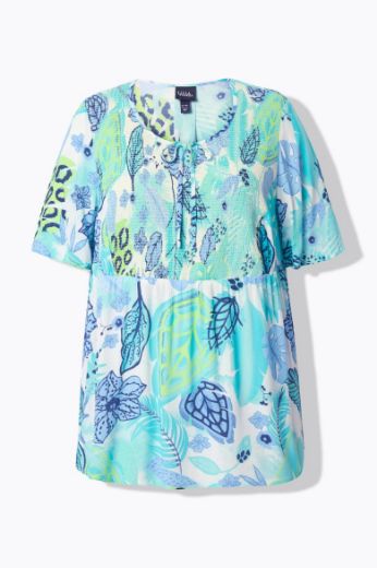 Moda za polnejše Bluza kratkih rukava A kroja plus velikost, xxl, Ulla Popken in Johann Popken (JP1880)
