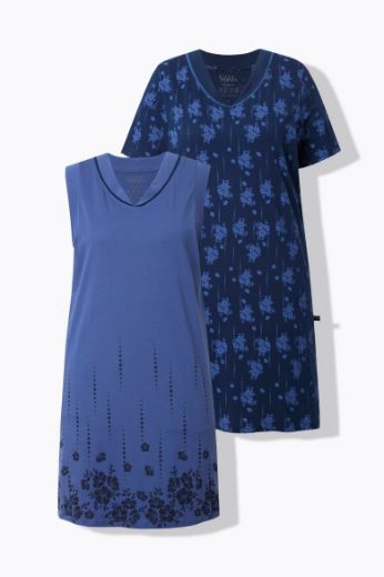 Moda za polnejše Spavaćica kratkih rukava 2 komada plus velikost, xxl, Ulla Popken in Johann Popken (JP1880)