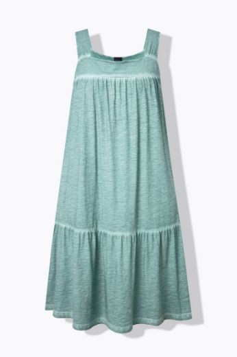Moda za polnejše Haljina midi bez rukava na volane plus velikost, xxl, Ulla Popken in Johann Popken (JP1880)