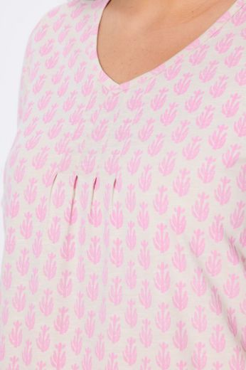 Moda za polnejše Majica kratkih rukava V ovratnika plus velikost, xxl, Ulla Popken in Johann Popken (JP1880)