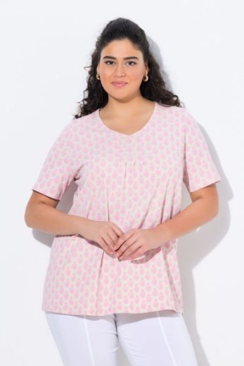 Moda za polnejše Majica kratkih rukava V ovratnika plus velikost, xxl, Ulla Popken in Johann Popken (JP1880)