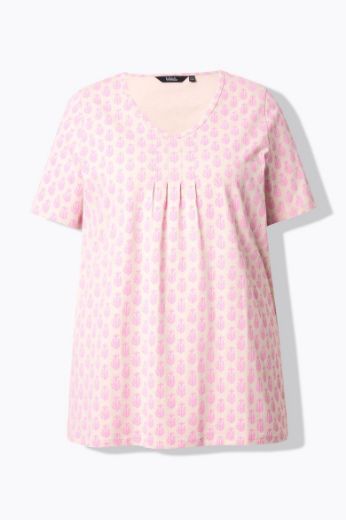 Moda za polnejše Majica kratkih rukava V ovratnika plus velikost, xxl, Ulla Popken in Johann Popken (JP1880)