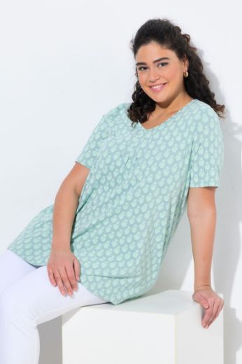 Moda za polnejše Majica kratkih rukava V ovratnika plus velikost, xxl, Ulla Popken in Johann Popken (JP1880)
