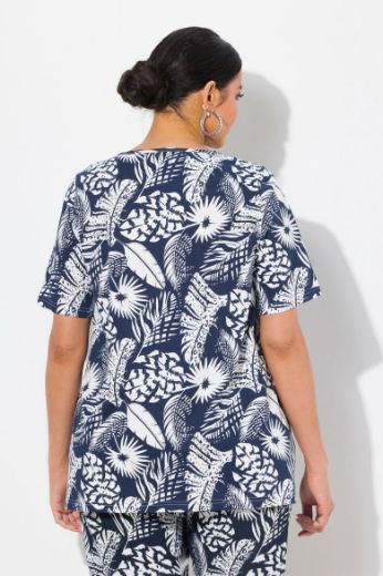 Moda za polnejše Majica kratkih rukava V ovratnika plus velikost, xxl, Ulla Popken in Johann Popken (JP1880)