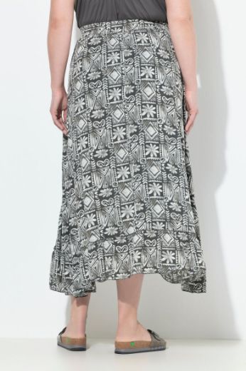 Moda za polnejše Suknja maxi na volane plus velikost, xxl, Ulla Popken in Johann Popken (JP1880)