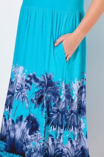 Moda za polnejše Haljina maxi bez rukava plus velikost, xxl, Ulla Popken in Johann Popken (JP1880)