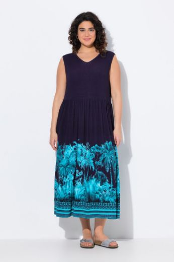 Moda za polnejše Haljina maxi bez rukava plus velikost, xxl, Ulla Popken in Johann Popken (JP1880)