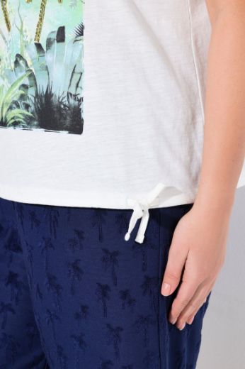 Moda za polnejše Majica kratkih rukava V ovratnika plus velikost, xxl, Ulla Popken in Johann Popken (JP1880)