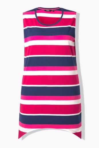 Moda za polnejše Majica bez rukava A kroja plus velikost, xxl, Ulla Popken in Johann Popken (JP1880)