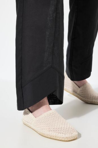 Moda za polnejše Hlače širokih nogavica od mješavine lana plus velikost, xxl, Ulla Popken in Johann Popken (JP1880)