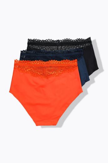 Moda za polnejše Gaćice maxi 3 komada plus velikost, xxl, Ulla Popken in Johann Popken (JP1880)