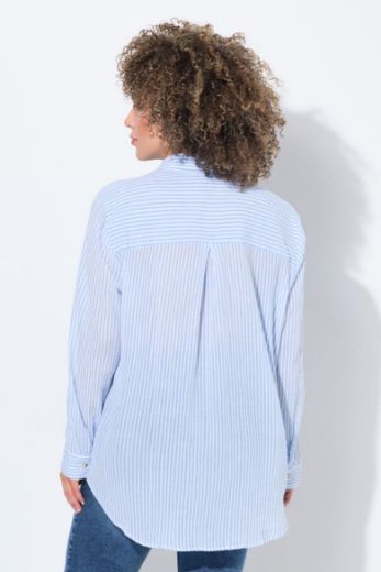 Moda za polnejše Bluza dugih rukava na pruge plus velikost, xxl, Ulla Popken in Johann Popken (JP1880)