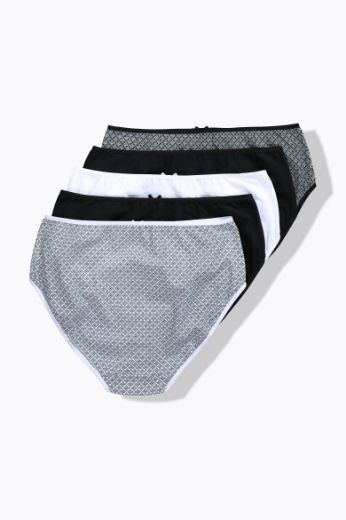 Moda za polnejše Gaćice midi 5 komada plus velikost, xxl, Ulla Popken in Johann Popken (JP1880)