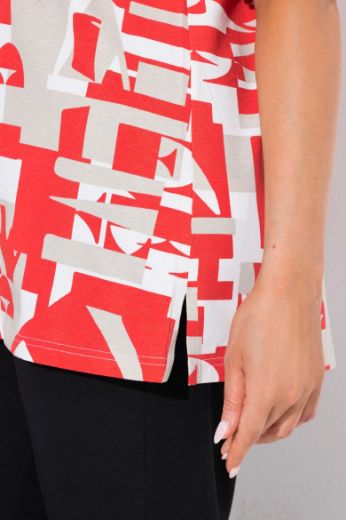 Moda za polnejše Majica kratkih rukava plus velikost, xxl, Ulla Popken in Johann Popken (JP1880)