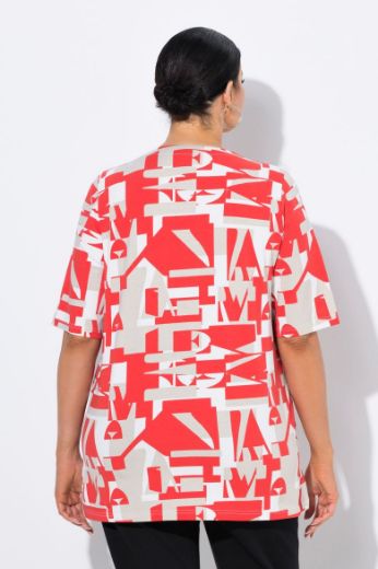 Moda za polnejše Majica kratkih rukava plus velikost, xxl, Ulla Popken in Johann Popken (JP1880)