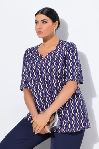 Moda za polnejše Majica kratkih rukava plus velikost, xxl, Ulla Popken in Johann Popken (JP1880)
