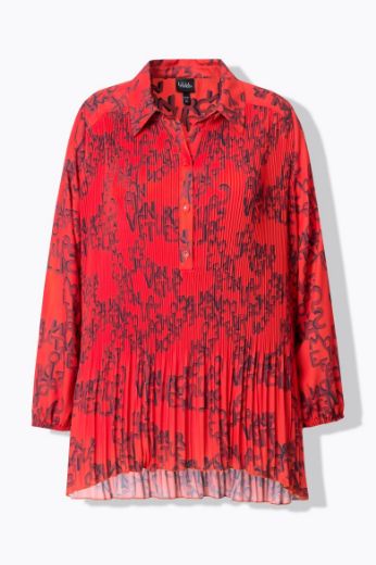 Moda za polnejše Bluza dugih rukava A kroja plus velikost, xxl, Ulla Popken in Johann Popken (JP1880)