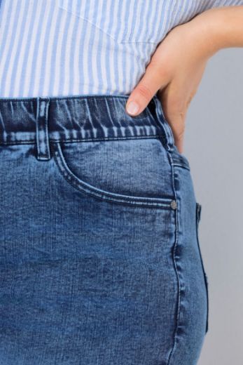 Moda za polnejše Traperice povišenog struka plus velikost, xxl, Ulla Popken in Johann Popken (JP1880)