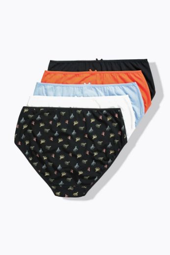 Moda za polnejše Gaćice midi 5 komada plus velikost, xxl, Ulla Popken in Johann Popken (JP1880)