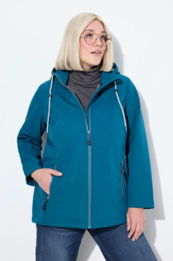 Moda za polnejše Jakna vodoodbojna s odvojivom kapuljačom plus velikost, xxl, Ulla Popken in Johann Popken (JP1880)