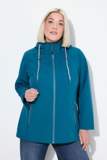 Moda za polnejše Jakna vodoodbojna s odvojivom kapuljačom plus velikost, xxl, Ulla Popken in Johann Popken (JP1880)