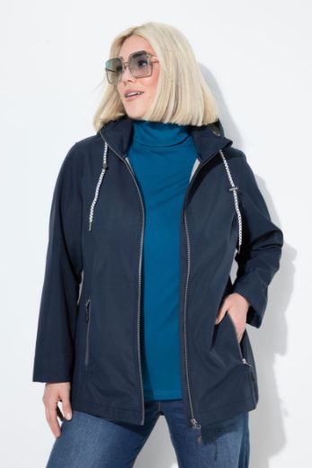 Moda za polnejše Jakna vodoodbojna s odvojivom kapuljačom plus velikost, xxl, Ulla Popken in Johann Popken (JP1880)