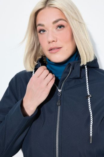 Moda za polnejše Jakna vodoodbojna s odvojivom kapuljačom plus velikost, xxl, Ulla Popken in Johann Popken (JP1880)