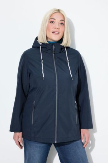 Moda za polnejše Jakna vodoodbojna s odvojivom kapuljačom plus velikost, xxl, Ulla Popken in Johann Popken (JP1880)