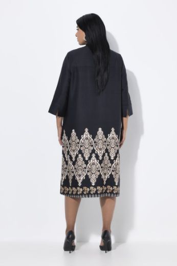 Moda za polnejše Haljina midi 3/4 rukava plus velikost, xxl, Ulla Popken in Johann Popken (JP1880)