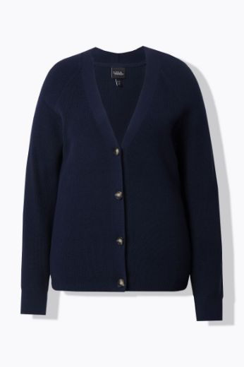 Moda za polnejše Kardigan na kopčanje plus velikost, xxl, Ulla Popken in Johann Popken (JP1880)