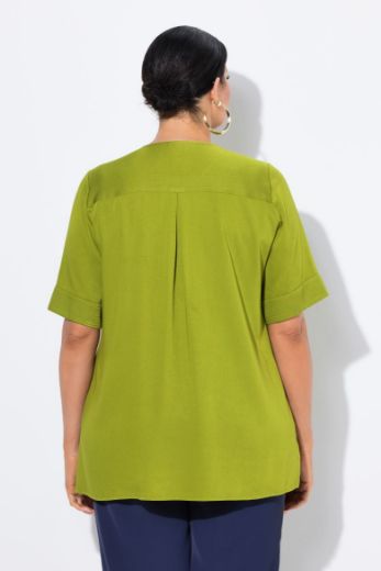 Moda za polnejše Bluza kratkih rukava s okruglim izrezom plus velikost, xxl, Ulla Popken in Johann Popken (JP1880)