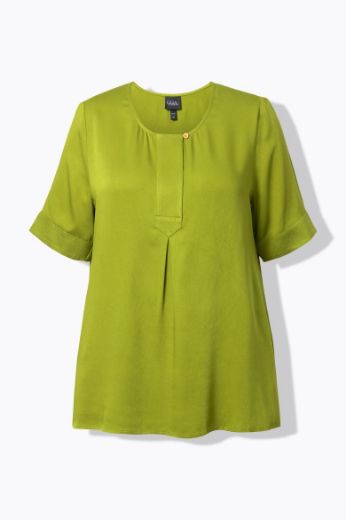 Moda za polnejše Bluza kratkih rukava s okruglim izrezom plus velikost, xxl, Ulla Popken in Johann Popken (JP1880)