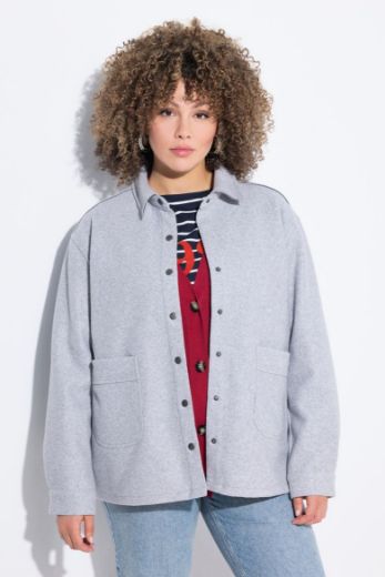 Moda za polnejše Jakna lagana na kopčanje kraćeg kroja plus velikost, xxl, Ulla Popken in Johann Popken (JP1880)