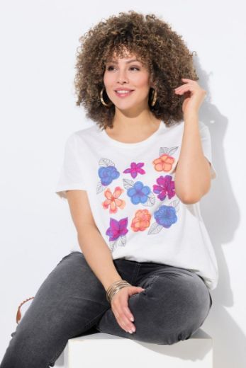 Moda za polnejše Majica kratkih rukava okruglog ovratnika plus velikost, xxl, Ulla Popken in Johann Popken (JP1880)