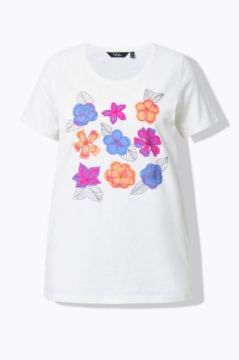 Moda za polnejše Majica kratkih rukava okruglog ovratnika plus velikost, xxl, Ulla Popken in Johann Popken (JP1880)