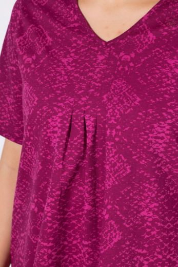 Moda za polnejše Majica kratkih rukava V ovratnika plus velikost, xxl, Ulla Popken in Johann Popken (JP1880)