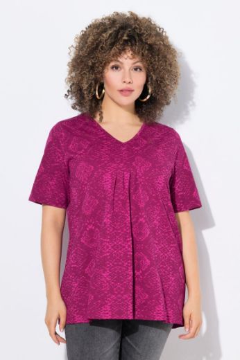 Moda za polnejše Majica kratkih rukava V ovratnika plus velikost, xxl, Ulla Popken in Johann Popken (JP1880)